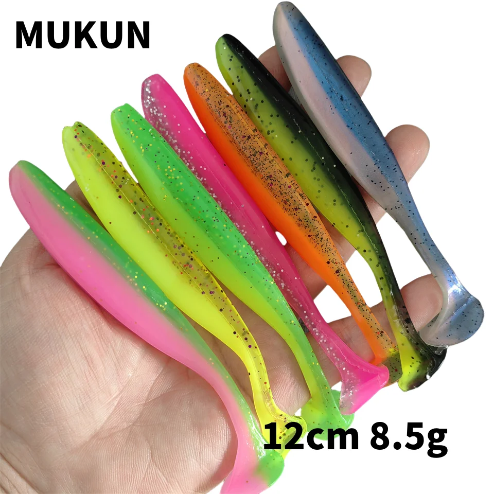 MUKUN 5 pz 12 cm 8.5g T-Tail S - Fishing Boat Seat recensione e prezzo
