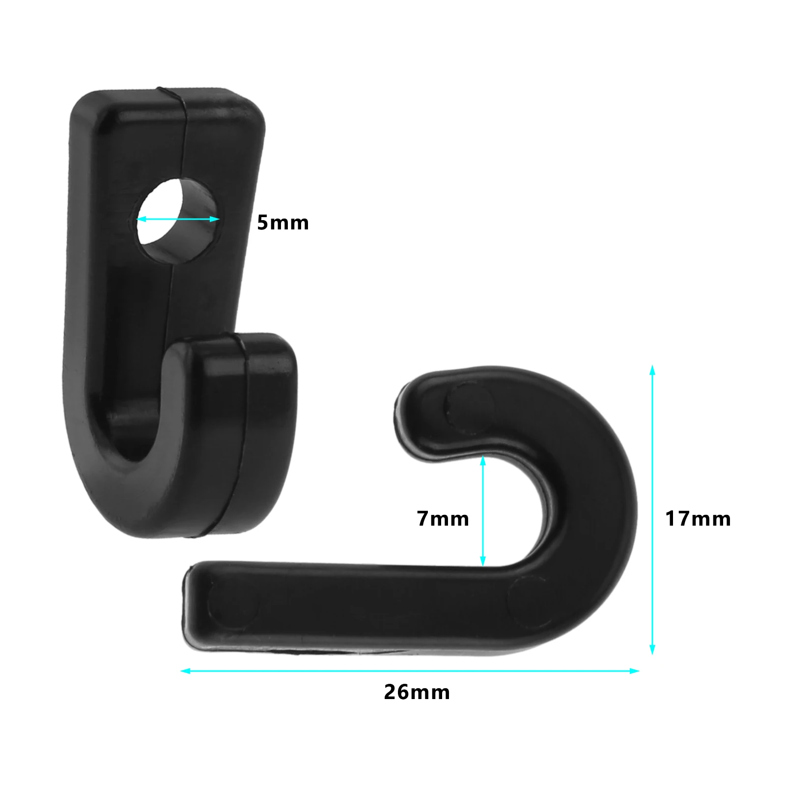 6 pezzi ganci elastici in nylo - Fishing Boat Steering Wheel recensione e prezzo