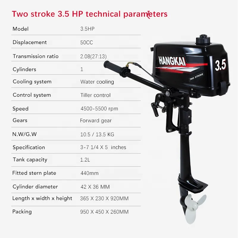 Motori Fuoribordo HANGKAI 3.5h - Fishing Boat Trolling Motor recensione e prezzo